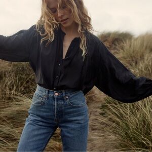 Doen Jane Blouse in Black